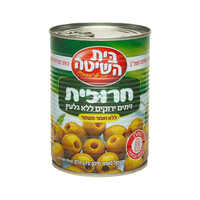 חרוזית זיתים ירוקים ללא גלעין בית השיטה 560 גרם