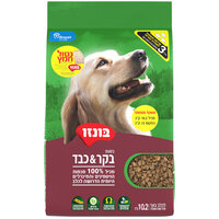 מזון לכלב בוגר בטעם בקר וכבד נטול חמץ בונזו 10.2 קילו