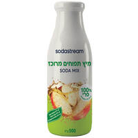 תרכיז סירופ להכנת משקה סירופ תפוחים מרוכז סודה סטרים 500 גרם