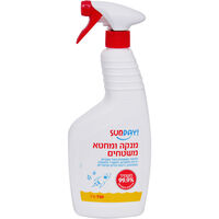 ספריי מנקה ומחטא משטחים וחיטוי 99.9% סאנדיי 750 מ
