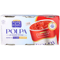 עגבניות חתוכות דק מחנה יהודה 3 * 400 גרם