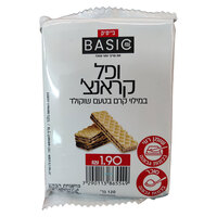 ופל קראנצ' במילוי קרם בטעם שוקולד בייסיק 120 גרם
