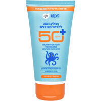 תחליב הגנה לילדים לעור רגיש אס פי אף 50+ לייף קידס 150 מ
