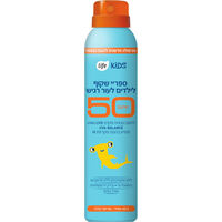תרסיס שקוף להגנה מהשמש לילדים אס פי אף 50 לייף קידס 200 מ