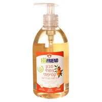 סבון צמחי קטיפתי אקולוגי בניחוח מנדרינה אקופרנד 500 מ