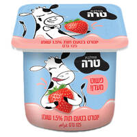 יוגורט בטעם תות 1.5% מוו 125 גרם