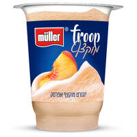 יוגורט מוקצף פרופ 5% בטעם אפרסק מולר 95 גרם