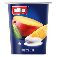 יוגורט בטעם מנגו 3% סימפלי פרוט מולר 150 גרם