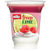 יוגורט ביו פרופ עם קציפת תות פטל 3% מולר 150 גרם