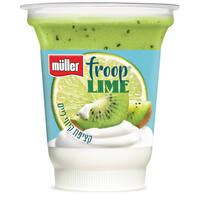 יוגורט עם קציפת קיווי ליים 3% מולר פרופ 150 גרם