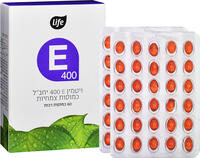 ויטמין אי 400 לייף 60 כמוסות