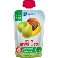 מחית סלט פירות ללא גלוטן לגילאי 6 + חודשים בייביז 90 גרם