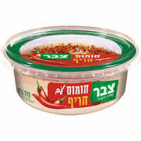 חומוס עם חריף סלטי צבר 375 גרם