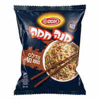נודלס בטעם בקר בשקית מנה חמה 70 גרם