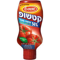 קטשופ 56% מופחת סוכר ללא תוספת ממתיקים אסם 690 גרם