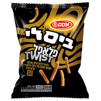 ביסלי טוויסט חטיף חיטה בטעם פלאפל אסם 60 גרם