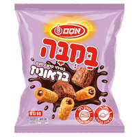 במבה במילוי קרם בטעם בראוניז אסם 60 גרם