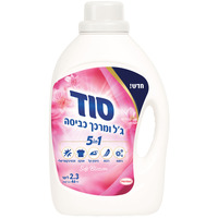 ג'ל ומרכך כביסה 5 ב-1בניחוח סופט סוד 2.3 ליטר