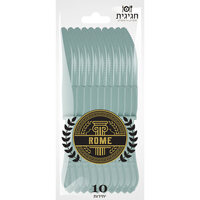 סכינים חד פעמיים מנטה רומא חגיגית 10 יחידות