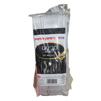 סכינים חד פעמיים שקופים רמי לוי 40 יחידות