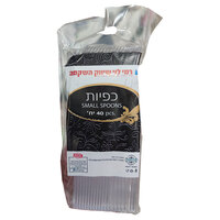 כפיות חד פעמיות שקופות רמי לוי 40 יחידות