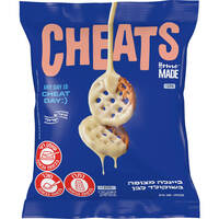 בייגלה מצופה בשוקולד חלב לבן הום מייד צ'יטס 120 גרם