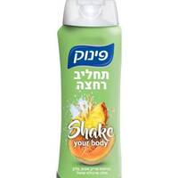 תחליב רחצה בניחוח שייק אננס מלון וחלב שיבולת שועל פינוק 700 מ