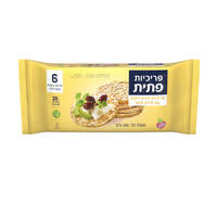 פריכיות תירס דקות עם תירס מלא פתית 6 * 25 גרם