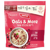 דייסת שיבולת שועל עם חמוציות וצ'יה להכנה מהירה תלמה 300 גרם
