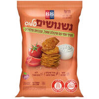נשנושים פלוס עם שיבולת שועל עגבניות ופלפלים בייגל בייגל 200 גרם