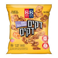 בייגלה דקים דקים חטיף אפוי בטעם שמנת ובצל בייגל בייגל 60 גרם