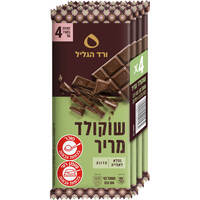 שוקולד מריר ורד הגליל 4 * 100 גרם