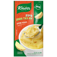 פירה עם בצל מטוגן להכנה מהירה קנור 50 גרם