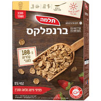 ברנפלקס פתיתי חיטה מלאה וסובין תלמה 452 גרם