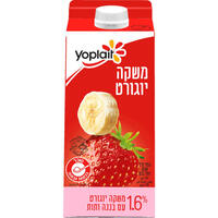 משקה יוגורט 1.6% עם בננה תות יופלה 750 מ