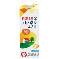 משקה חלב בטעם וניל 2% תנובה 1 ליטר
