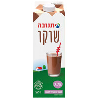 משקה חלב עם קקאו שוקו 2.7% תנובה 1 ליטר