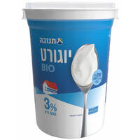 יוגורט ביו 3% טבעי תנובה 500 גרם