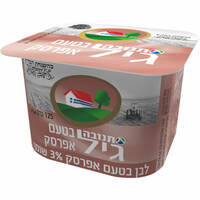 גיל בטעם אפרסק 3% תנובה 125 גרם