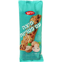 פיצה עם פטריות וילי פוד 130 גרם