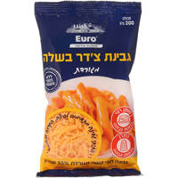 גבינת קשה צ'דר מגורדת 32% יורו מחלבות אירופה 200 גרם
