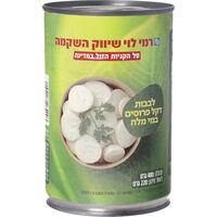 לבבות דקל פרוסים במי מלח רמי לוי 400 גרם