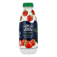 משקה יוגורט פרוביוטי בטעם תות 1.2% יורו מחלבות אירופה 250 מ