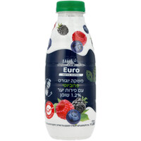 משקה יוגורט פרוביוטי עם פירות יער 1.2% יורו מחלבות אירופה 250 מ