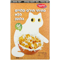 קורנפלקס פתיתי תירס קלויים ללא גלוטן וילי פוד 500 גרם