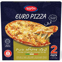 פיצה מרגריטה זיתים וילי פוד 2 * 320 גרם