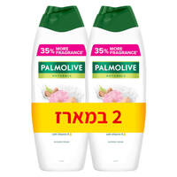 תחליב רחצה מועשר בשקדים נטורלס פלמוליב 2 * 500 מ