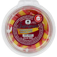 סוכריות חמצוצים בטעם תות בננה שקדיה 150 גרם