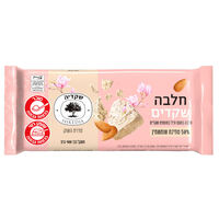 חלבה בטעם וניל בתוספת שקדים שקדיה 500 גרם