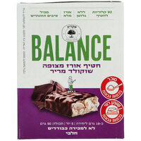 חטיף אורז מלא מצופה שוקולד מריר באלאנס שקדיה 5 * 18 גרם